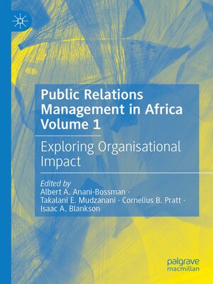 cover image of Public Relations Management in Africa, Volume 1